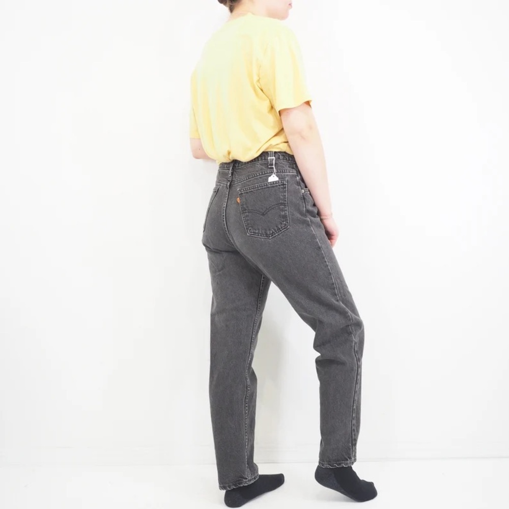 Vintage Levi's Orange Tab Slim Tapered Gray Faded - Picture 2 of 9